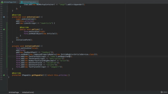 Moderne Webentwicklung in Java mit Apache Wicket – Screenshot 4