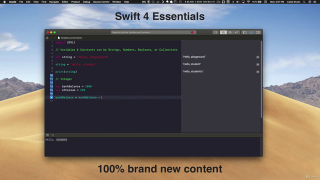 iOS 12: Learn to Code & Build Real iOS 12 Apps in Swift 4.2 – Screenshot 1