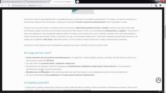 Excel w biurze od A do Z (2019) – Screenshot 2