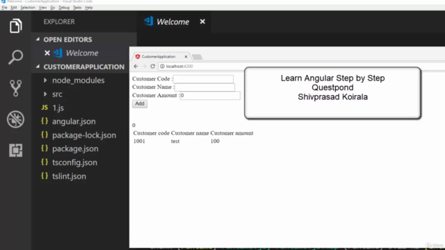 Angular Step by Step for beginners – Screenshot 1