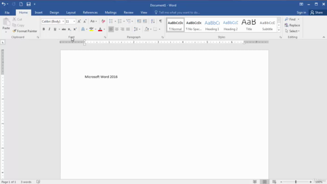 Microsoft Word 2016 Learn to Become a Master – Screenshot 2