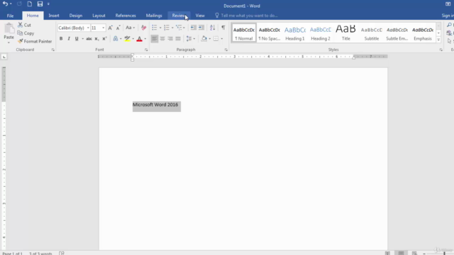 Microsoft Word 2016 Learn to Become a Master – Screenshot 3