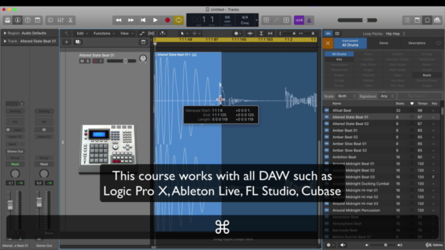 Beat Making Course, Audio Editing & Create Drum Loops Course – Screenshot 1