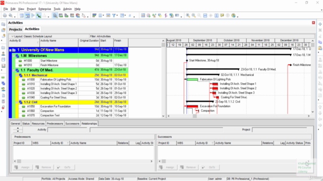 Primavera P6 Course (Scheduling,Budgeting And More) Arabic – Screenshot 2