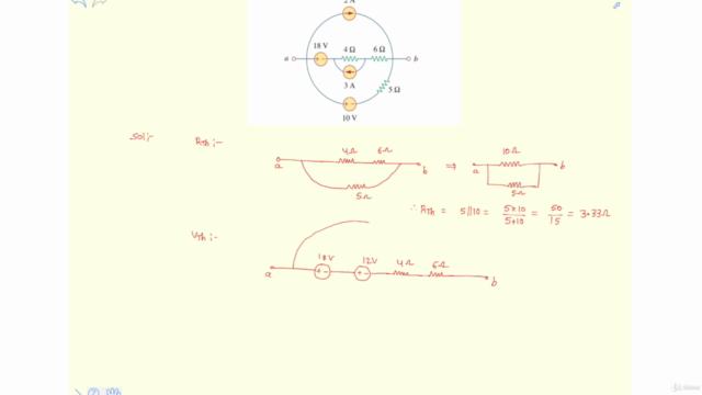 Thevenin's and Norton's equivalent circuits – Screenshot 2