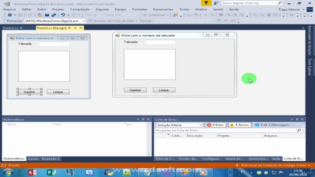 Programação básica em C# com Visual Studio 2017 – Screenshot 1