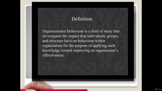 Organisational Behaviour Course – Screenshot 3