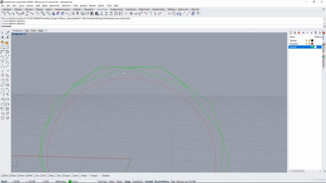 Jewellery Design in Rhino: Intermediate level – Screenshot 1