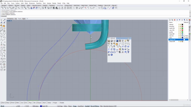 Jewellery Design in Rhino: Intermediate level – Screenshot 3