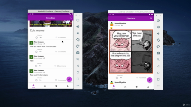 How to make a Social Networking app -Android App Development – Screenshot 3