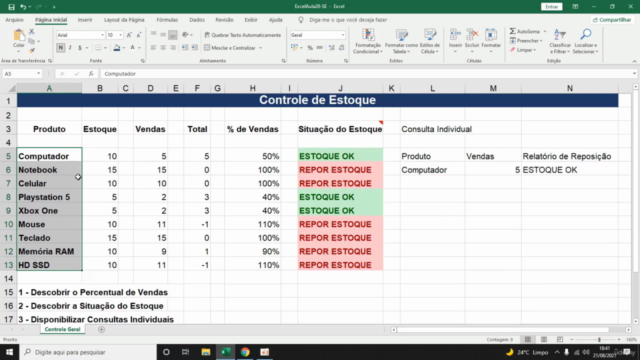 Microsoft Excel e Power BI - Do Básico ao Intermediário - Screenshot_01