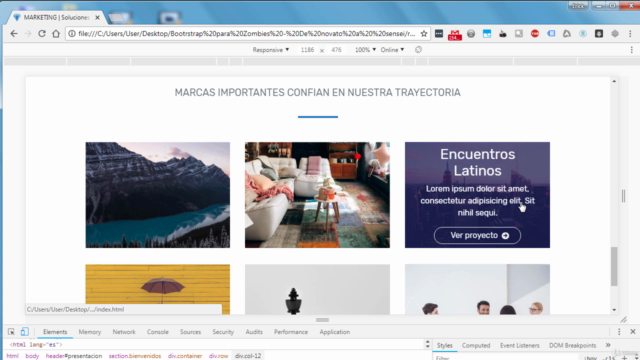 Bootstrap 4 para Zombies - ¡De Novato A Sensei! – Screenshot 4