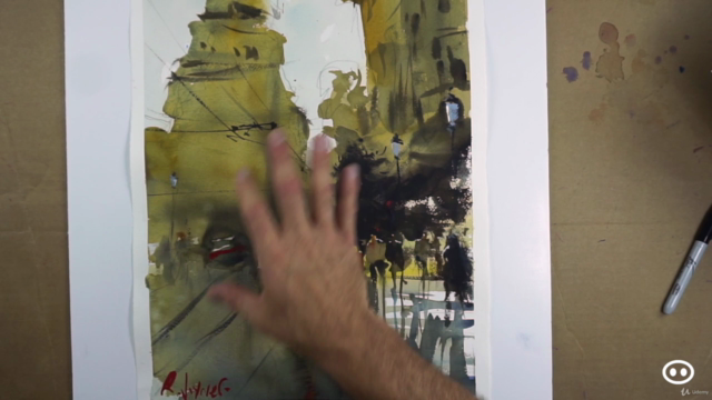 Advanced Watercolor Cityscapes: Paint Your Own Urban Scenes – Screenshot 1