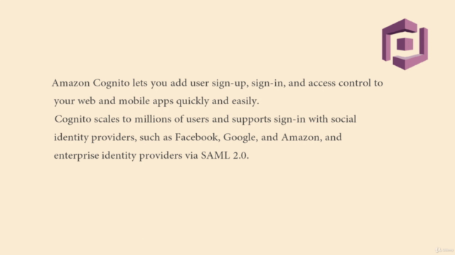Amazon Cognito with AWS Cloud- Hands-on – Screenshot 1