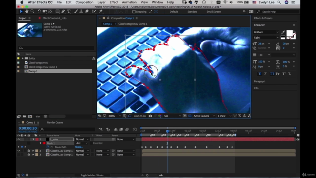 VFX + GFX: Rotoscoping and compositing graphics - Screenshot_02