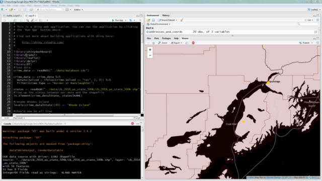 Maps with R Leaflet – Screenshot 1
