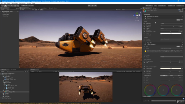 Vehicle Modeling in Houdini 16.5 - SciFi Dropship – Screenshot 2