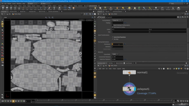 Vehicle Modeling in Houdini 16.5 - SciFi Dropship – Screenshot 3