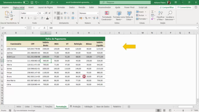 Curso de Excel Fundamental - do Básico ao Intermediário – Screenshot 3