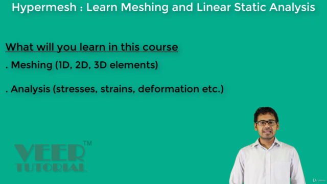 Altair Hypermesh : Learn Meshing and Linear Static Analysis - Screenshot_02