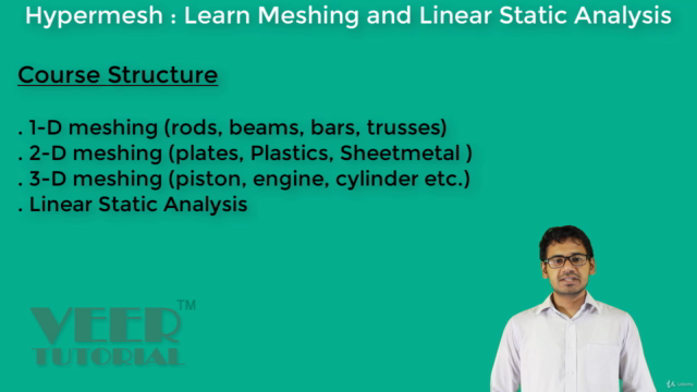 Altair Hypermesh : Learn Meshing and Linear Static Analysis - Screenshot_03
