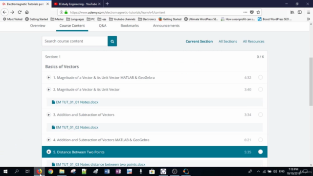 Electromagnetic Tutorials part 1 with MATLAB & GeoGebra – Screenshot 3