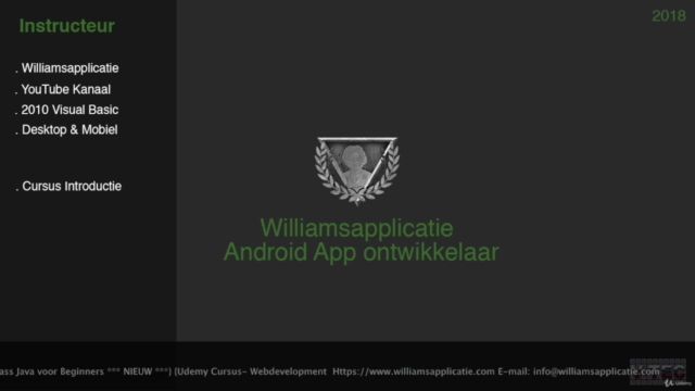 The Android Studio 3.1.4 N & Java 8 Build 6 Apps Course (NL) – Screenshot 3