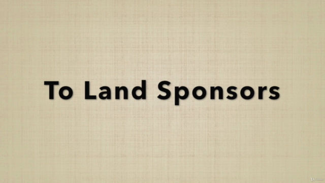 Getting Sponsors & Sponsorship: Pitch Yourself like a Pro – Screenshot 4