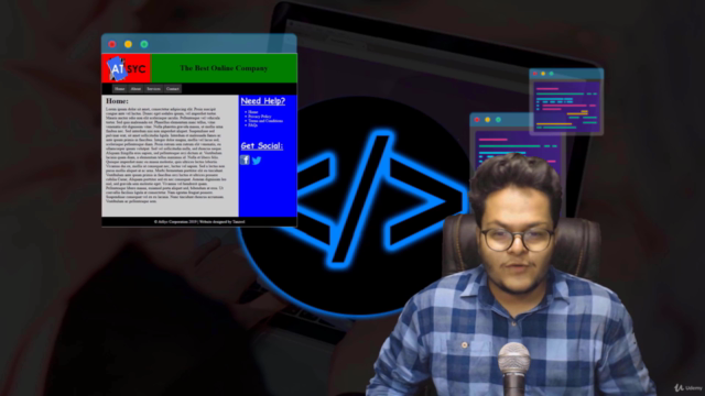 Learn website development using HTML, CSS, JavaScript & PHP – Screenshot 1