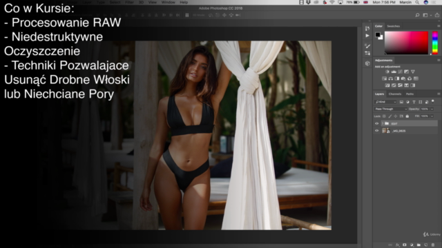Retusz w Photoshop: Komercyjna Fotografia Lifestyle & Bikini – Screenshot 3