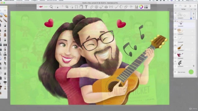 CARICATURAS - O Guia Completo com Professor da Disney. – Screenshot 3