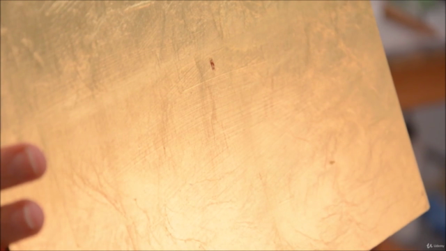How to Gold Leaf and Acrylic Painting Ideas Over Gold Leaf – Screenshot 3