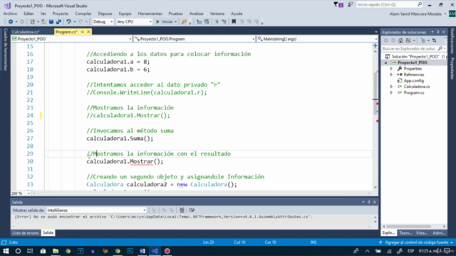 C# Curso de programación orientada a objetos .NET - Screenshot_02