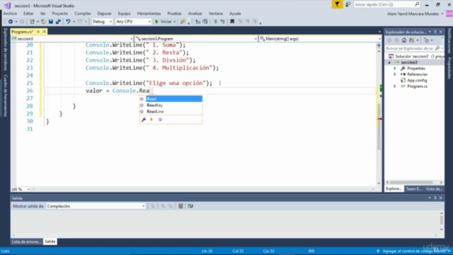 C# Curso de programación orientada a objetos .NET - Screenshot_03