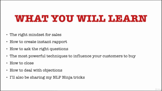 NLP For Sales, Persuasion & Influence: Certified NLP & Sales - Screenshot_03