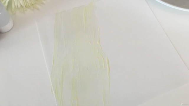 How to paint with Alcohol inks - Birch Tree and Flowers – Screenshot 1