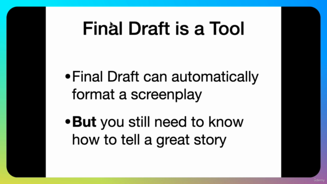 How to Write a Great Script with Final Draft 13 – Screenshot 1