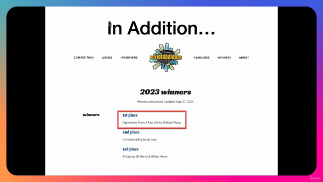 How to Write a Great Script with Final Draft 13 – Screenshot 4