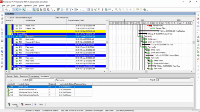 Primavera p6 Learn to Create Complete Schedule Through B.O.Q - Screenshot_03