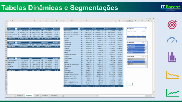 Curso de Excel Expert do básico ao avançado + Dashboards – Screenshot 3