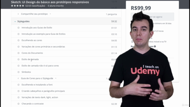 Sketch: UI Design do básico aos protótipos responsivos – Screenshot 3