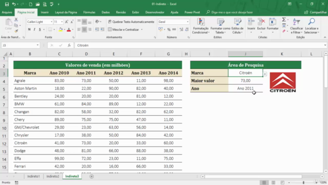 Curso de Excel Avançado - Fórmulas Dinâmicas – Screenshot 1