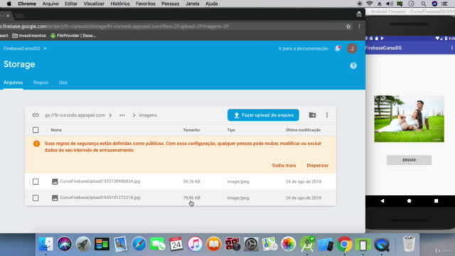 Firebase para Android - Módulo II - Storage e Database – Screenshot 2