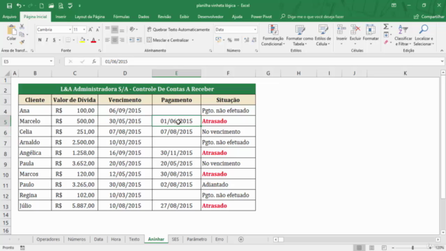 Curso de Excel Avançado - Treinando a Lógica – Screenshot 2