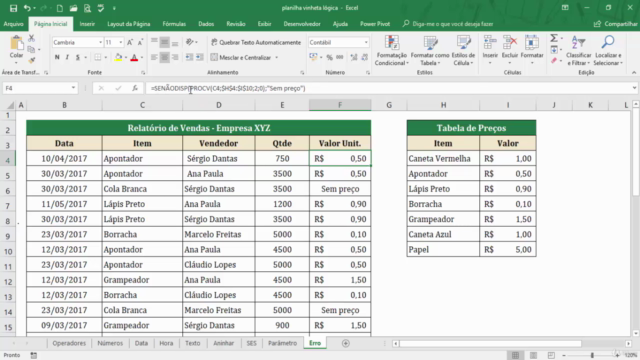 Curso de Excel Avançado - Treinando a Lógica – Screenshot 3