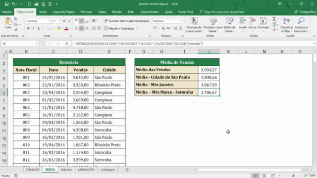 Curso de Excel Avançado - Treinando a Lógica – Screenshot 4