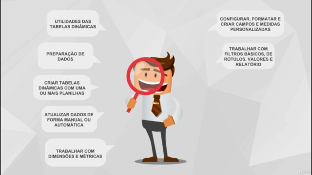 Curso de tabela dinâmica no Excel - Prático e rápido! – Screenshot 3