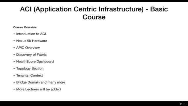 Cisco ACI (Application Centric Infrastructure) for Beginners – Screenshot 1