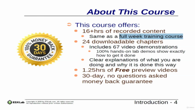 Mega Course - VMware vSphere 6.7 - 100% Hands-on Lab Demos – Screenshot 2