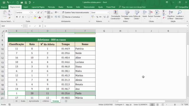 Curso de Excel Avançado - Fórmulas de Pesquisa – Screenshot 1